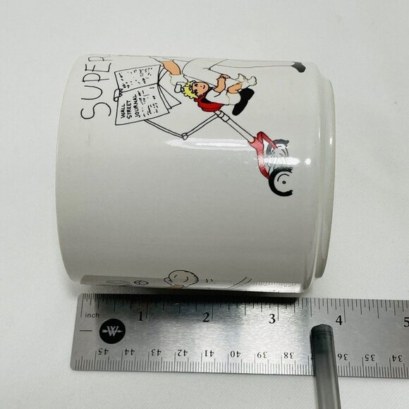 Vintage Russ Super Dad Mug Father Day Gift Birthday Working Man Single Korea Cup - Picture 9 of 9